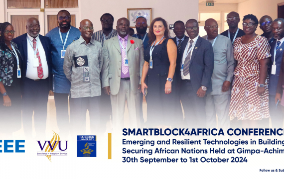 SMARTBLOCK4AFRICA CONFERENCE: Emerging And Resilient Technologies In Building And Securing African Nations Held At Gimpa-Achimota From 30th September To 1st October 2024